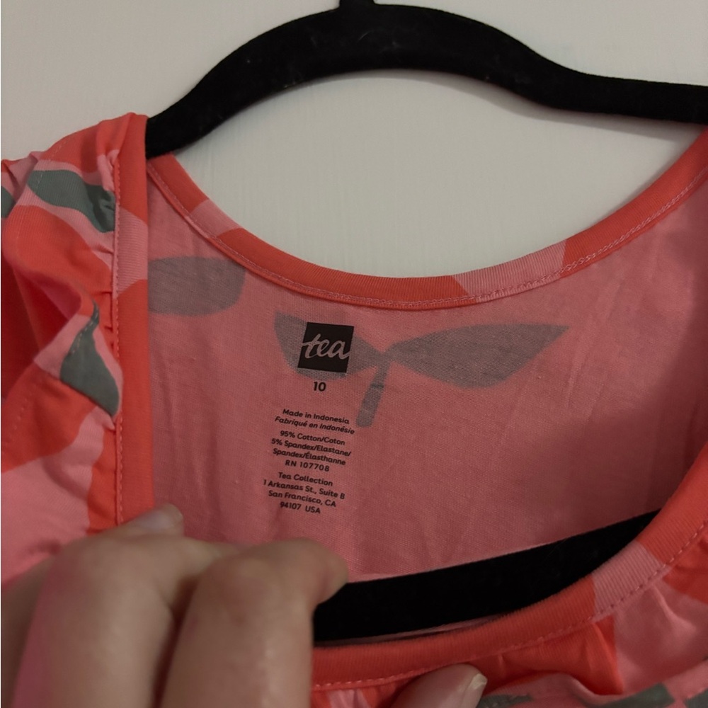 Tea Collection Red Apple Pattern Dress - Picture 2 of 2